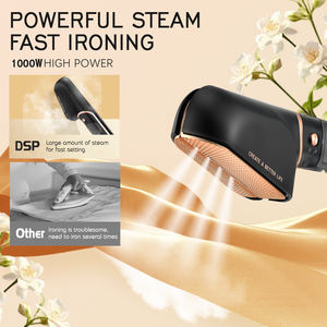 Dsp 2025 Top 1 3 trong 1 cầm tay may Steamer dễ dàng Hơi nước mịn và làm mới vải On-The-Go 360 ° Xoay Dây - Product Image 6