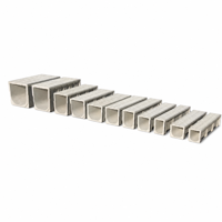 Caniveau de drainage en PRV sur mesure avec grille de recouvrement pour l'aménagement extérieur et le drainage des projets