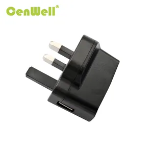 UK Jack 6W 7,5 V 0.5a Adaptador convertidor Cargador de fuente de alimentación Adaptador USB Dc Outdoor Power7.5v Plug In Fuente de alimentación