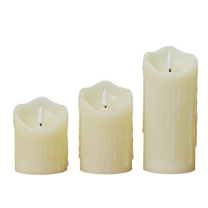 Velas LED Eléctricas sin Llama, Tipo Tealight, 2700K, Blanco Cálido Suave, Parpadeantes, Material de Cera Real, Decoración <span class=keywords><strong>del</strong></span> Hogar, Decoración Festiva - Product Image 2
