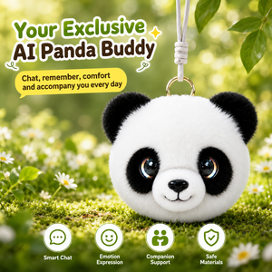 ของเล่นตุ๊กตา AI ยอดนิยมขายดี รองรับ ChatGPT 60 ภาษา ตา LED แสดงอารมณ์ ของเล่นตุ๊กตาขนนุ่ม พกพาสะดวกสำหรับเด็กเล่นทุกวัน - Product Image 5