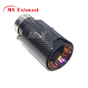 Prix de gros : Embouts d'échappement de 93 mm en fibre de carbone et acier inoxydable pour modification BM*W F30 F31M2 M3 - Product Image 2