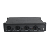 Deko — transmetteur audio 4 sorties professionnel, carte son avec microphone électrique intégré