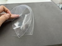 Film EVA souple transparent super clair de couleur personnalisée de 0.3mm pour film d'emballage, sac cosmétique, trousse à crayons