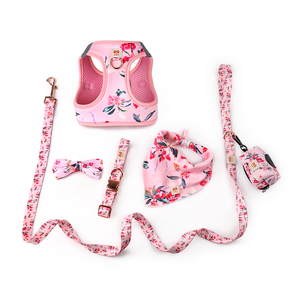 2025 Soft Custom Print Design Metal Medium Security Pet Dog Harness,<strong>Tik</strong> <strong>Tok</strong> Dog Harness <strong>Set</strong> for Dogs - Product Image 1