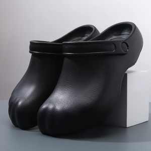Men's <b>Clogs</b> Five Finger Cat Paw Closed Toe EVA Outsole Height Increasing 3cm Heel Summer Beach Wear - Product Image 2