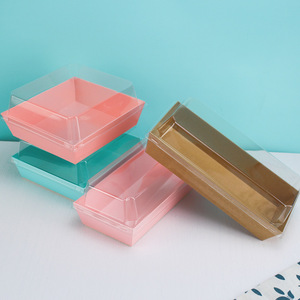 Tiramisu <strong>Basque</strong> Cake Packing Box with Raised Cutouts for Slicing Into Pieces. Baked Dessert for Packaging in a Meal Box. - Product Image 5