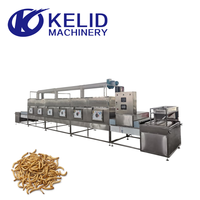 Máquina Secadora Industrial por Microondas de Alta Eficiencia para la Producción de Gusanos de Harina Secos, con Alto Contenido Proteico y Larga Vida Útil