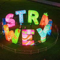 Offre Spéciale : Lettres Gonflables Géantes Lumineuses LED Personnalisables pour Événements – Panneaux Publicitaires Gonflables en Forme de Lettres à Vendre