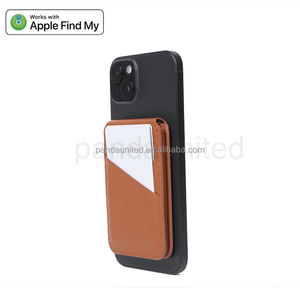 Fashion MagSafe Magnetic Card Holder Finder Positionnement global pour 2 à 4 cartes Fonctionne avec <span class=keywords><strong>Apple</strong></span> Find My Business Change Card Holder - Product Image 2