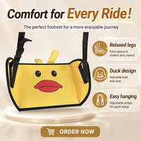 Repose-jambes et repose-pieds pour siège arrière de voiture pour enfants et adultes - Confort des pieds en voyage longue distance - Accessoire de voiture de classe affaires