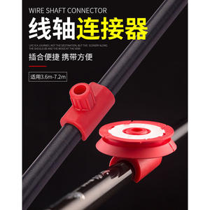 Connecteur de bobine en silicone, support universel pour canne à pêche, accessoire enrouleur de ligne pour la pêche en eau douce - Product Image 3