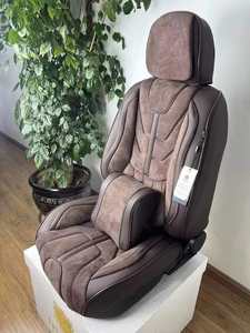 Fundas Universales para Asientos de Coche Estilo Deportivo y Reposacabezas, Impermeables, de PU, para Interiores de Asientos Delanteros y Traseros - Product Image 4