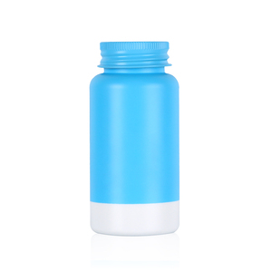 Emballage pharmaceutique personnalisé en capsule rouge, jaune, bleue, en plastique HDPE pour produits de santé avec bouchon à vis - Product Image 3