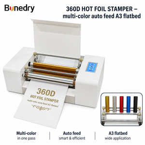 เครื่องรีดร้อนอัตโนมัติขนาดใหญ่ 38*38 ซม. สำหรับงานซับลิเมชั่น พร้อมระบบถ่ายโอนความร้อน ใช้งานง่าย เหมาะสำหรับใช้ในบ้านสำหรับเสื้อยืด - Product Image 1