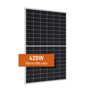 420 Watt 10 BB tế bào năng lượng mặt trời bảng điều khiển máy phát điện đối với trang chủ