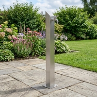 Fontaine d'eau antique de cour, Robinet de jardin en cuivre, Tuyau vertical en acier inoxydable résistant au gel, Robinet d'arrosage extérieur pour villa