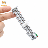 Moteur pas à pas linéaire Tengli 15BY2577 PM, course de 15 mm à 67 mm, vis de guidage M3, pas de 0,025 mm, CE RoHS pour robotique et automatisation médicale