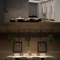 Lámpara de Riel Magnética LED Inteligente, Giratoria, Modular, para Colgar Abrigos, para Tiendas Comerciales, Vitrinas, Estantes, Iluminación