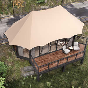Tienda de Campaña de Lujo para Hotel en la Montaña, Tienda de Campaña Ecológica Personalizada con Dormitorio, Baño, Resistente al Viento y a la Lluvia, Tienda de Campaña de Glamping para Resort y Safari - Product Image 2