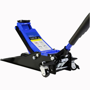 Cric hydraulique de levage de sol pour changement de pneus de voiture, SUV compact, berline 2.5T, ultra-plat horizontal en acier inoxydable - Product Image 1