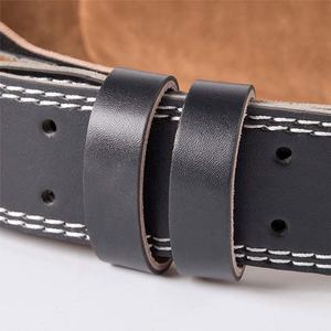Wholesale Gym Gear 4 Inches Wide Back Support Weightlifting <b>Belt</b> Customized Logo Genuine Leather Gym Power <b>Weight</b> <b>Lifting</b> <b>Belt</b> - Product Image 4