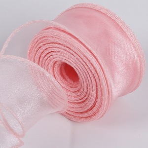 Cinta de organza suave de poliéster transpirable, ideal para adornar prendas infantiles, decorar vestidos de niñas y embellecer ropa de bebé. - Product Image 3