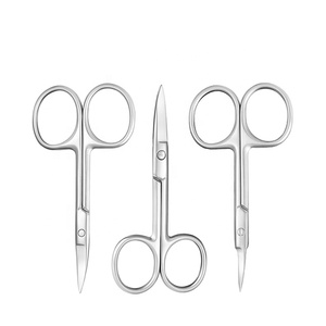 Eliter-Tijeras curvadas de acero inoxidable para manicura, para cutículas, gran oferta - Product Image 1
