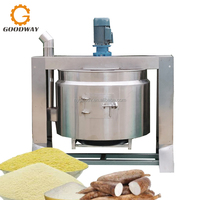 Friteuse à gaz pratique pour gari, machine à frire le gari, machine à rôtir le gari
