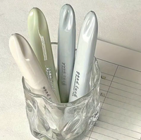 Ensemble de surligneurs pastel à pointe pinceau, 4 couleurs assorties, surligneurs mignons pour l'école, le bullet journaling, la prise de notes