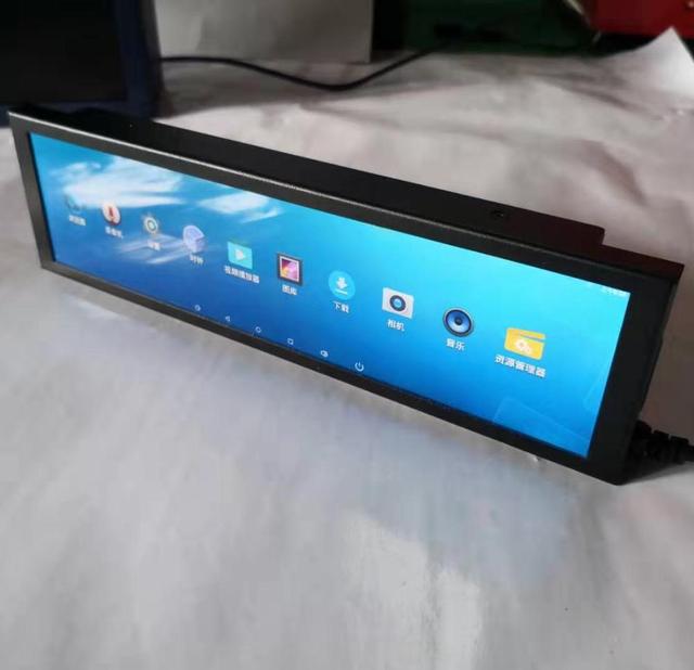 8.8inch Long Stretch Bar Lcd Shelf Advertising Screen Media