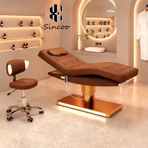 Multifunctional Electric Three-motor Gold Stainless Steel Beauty Massage <b>Bed</b> Customizable Color Facial Eyelash <b>Bed</b> Lash <b>Bed</b> - Product Image 3