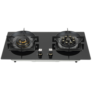 Table de cuisson à gaz GPL 2 brûleurs en gros avec allumage par impulsion, cuisinière encastrable personnalisée en verre noir, utilisation extérieure, compatible <span class=keywords><strong>voiture</strong></span> - Product Image 4