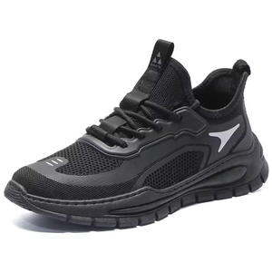 Zapatos deportivos de hombre de alta calidad y a la moda, zapatillas transpirables de malla, antideslizantes, ligeras, con forro de cuero genuino, para correr. - Product Image 2