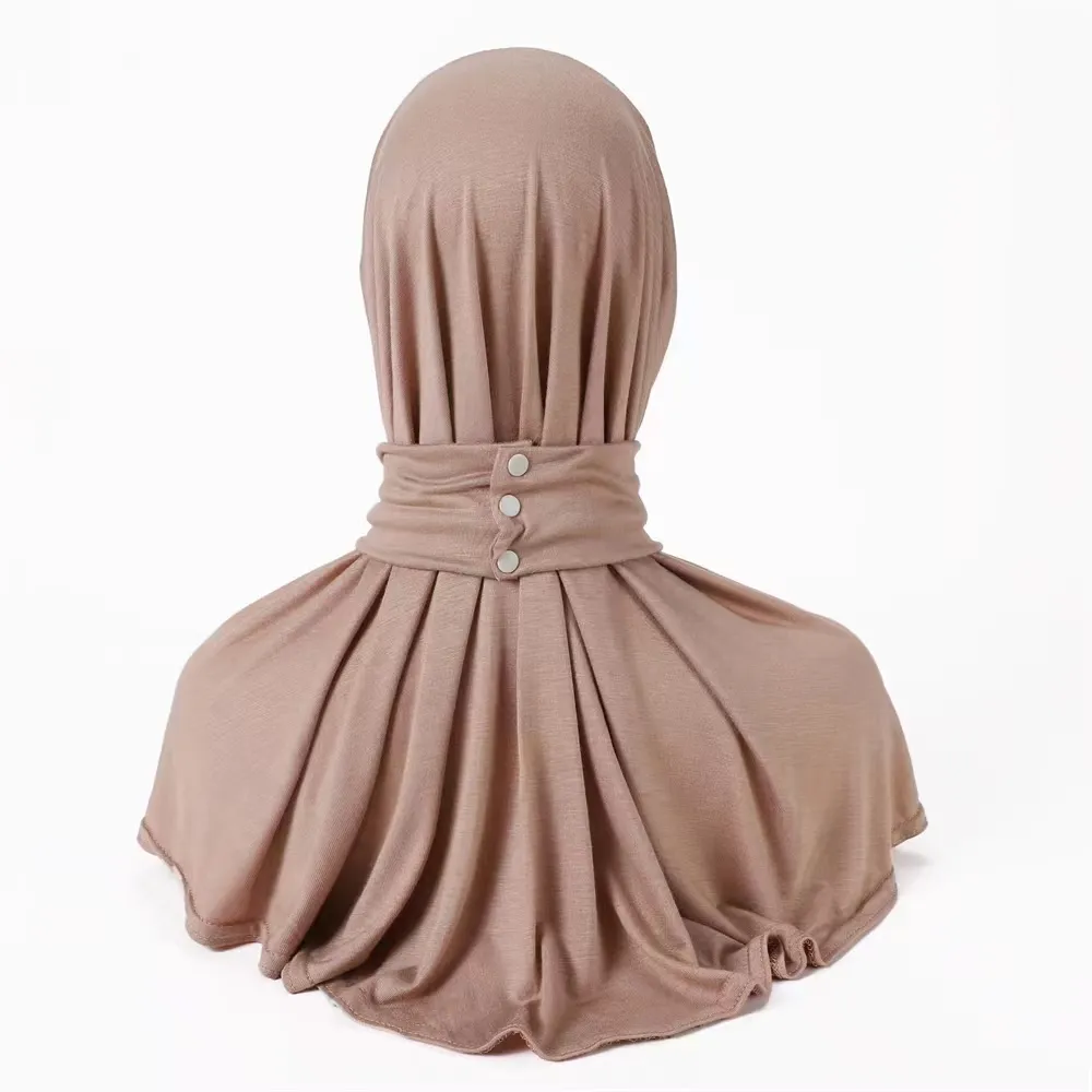 Sciarpa per capelli inferiore nuovo prodotto per musulmani Jersey di cotone traspirante Hijab all'ingrosso Online collo istantaneo sotto il cappuccio