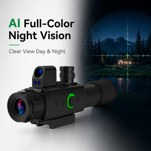กล้องส่องกลางคืน AI Full Color ระยะ 1200 ม. พร้อม LRF 1200G ความละเอียด 1080P 60fps ซูม 4-32 เท่า มาตรฐาน IP66 สำหรับล่าสัตว์กลางแจ้ง รุ่น RS200 AI Full-Color Night Vision - Product Image 1