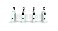 Sistema de Control de Acceso ENBO NBO-B404 de Fábrica OEM/DEM, Barrera de Acceso Giratoria con Código QR, Impermeable IP68, con Anti-Tailgating