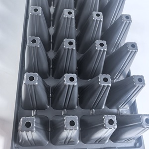 Vassoio rettangolare di plastica della piantina per i fori profondi delle cellule di agricoltura per il mais & il pomodoro che coltiva & semina nelle serre - Product Image 3