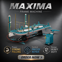 Machine de débosselage de carrosserie MAXIMA L2E, équipement de réparation de châssis, banc de redressage hydraulique de carrosserie certifié ISO9001