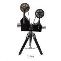 Trépied pour appareil photo à plaque pliante antique de conception antique Caméra de cinéma d'aspect vintage avec support en bois pour la décoration à bas prix