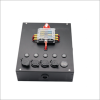 Amomdpower Boîtier de contrôle pour camping extérieur en alliage d'aluminium 12V/24V 4WD RV Certifié CE pour caravanes Canopy Trailers Motorhomes