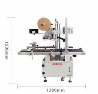 Machine d'étiquetage à plat de conception moderne personnalisée, qualité fiable