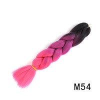 Extensions de cheveux synthétiques Jumbo Braid pour tresses africaines au crochet, tissage unique pré-étiré, facile à tresser, teint