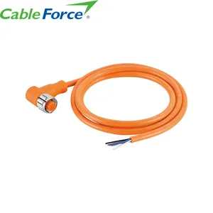 Cableforce-reemplazo para camión WKC4.5T-5/TXO M12, código hembra, Conector de 5 pines moldeado con Cable de 5M