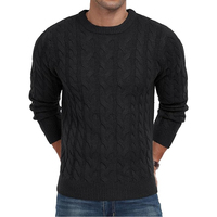 Pull cardigan décontracté à manches longues pour homme, léger, en tricot doux, boutonné, chaud pour l'hiver, tendance, pour l'extérieur