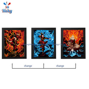 Póster <span class=keywords><strong>de</strong></span> Anime 3D Ricky <span class=keywords><strong>Element</strong></span> Magic, Ilusión Óptica 3D, Arte <span class=keywords><strong>de</strong></span> Pared <span class=keywords><strong>de</strong></span> Anime, Manualidades <span class=keywords><strong>de</strong></span> Plástico, PET Premium con Recubrimiento UV, Decoración del Hogar - Product Image 3