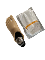 Couvre-pied beige, prothèses artificielles, orthèses médicales, coque de pied pour articulation du genou, classe II, garantie de 2 ans, merveilleux 1F10SE