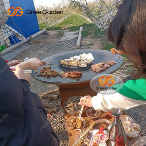 Elegante Parrilla de Carbón de Acero Corten de Estilo Coreano, de Primera Calidad y Lujo, para Entretenimiento al Aire Libre - Product Image 4