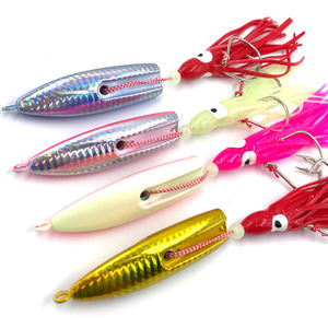 Goture — leurre jig49 inchiku en métal avec tête plombée, appât artificiel de type hameçon avec jupe en caoutchouc, idéal pour la pêche en eau salée, 150/180/200g pièces 1 pièce - Product Image 3