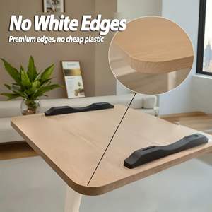 Mesa de pie móvil ajustable, Mesa con ruedas, altura ajustable, hogar, hospital, madera, metal, rodando sobre mesa de cama - Product Image 4